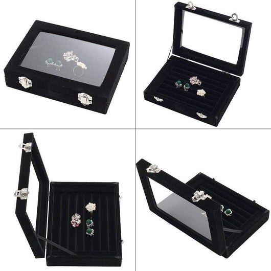 Caja Organizadora de Joyas con Compartimentos para Anillos, Pendientes y Collares - Image 5