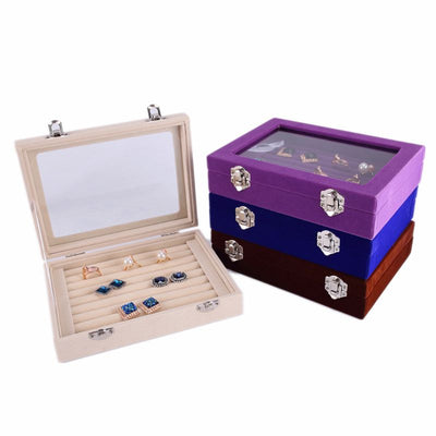 Caja Organizadora de Joyas con Compartimentos para Anillos, Pendientes y Collares - Image 6