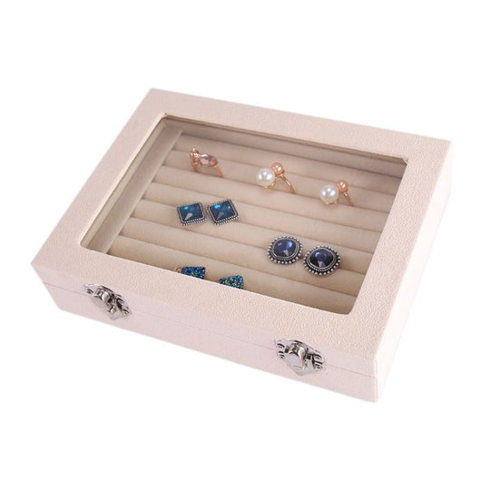 Caja Organizadora de Joyas con Compartimentos para Anillos, Pendientes y Collares - Image 7