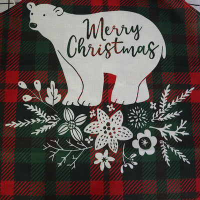 Delantal Navideño de Algodón y Lino Creativo - Image 20