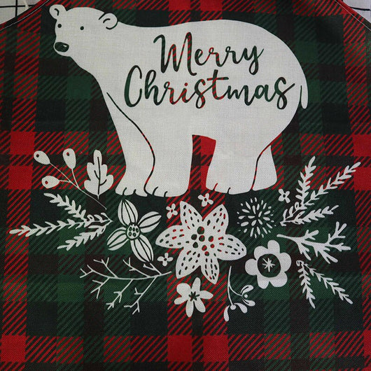 Delantal Navideño de Algodón y Lino Creativo - Image 20
