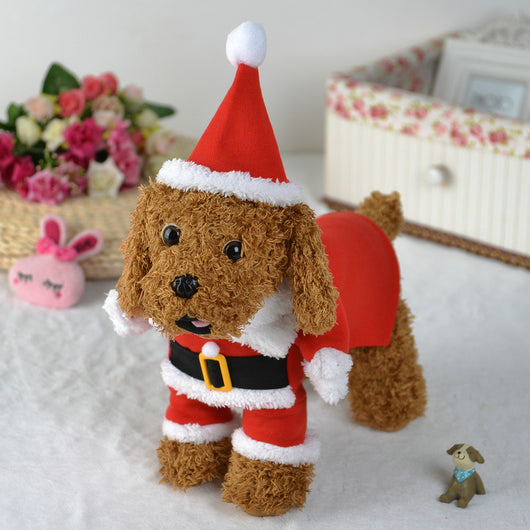 Disfraz Navideño para Mascotas - Traje Festivo Erguido - Image 12