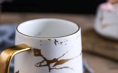 Taza de Cerámica Marmoleada para Café - Image 12