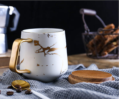Taza de Cerámica Marmoleada para Café - Image 17