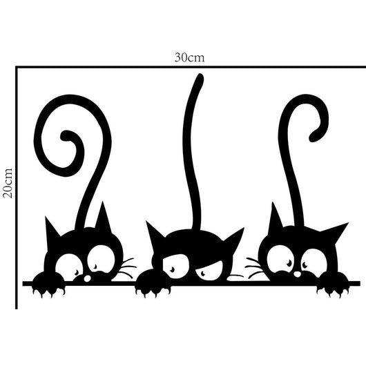 Pegatina de Pared Tres Gatitos Adorables - Image 6