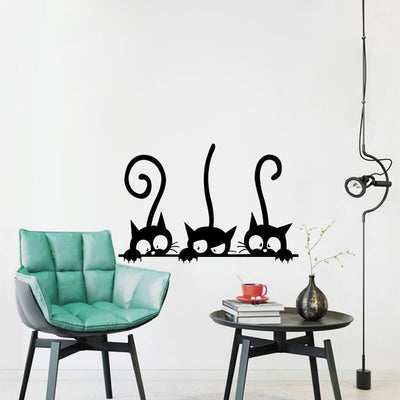 Pegatina de Pared Tres Gatitos Adorables - Image 10