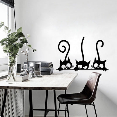 Pegatina de Pared Tres Gatitos Adorables - Image 11