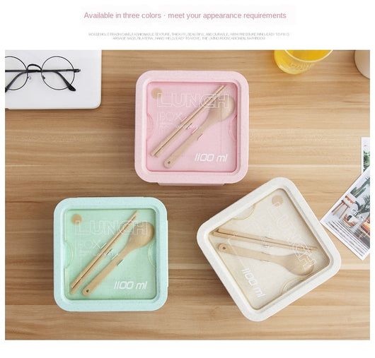Lonchera Bento Escolar Estilo Japonés con Compartimentos Separados para Microondas - Image 10