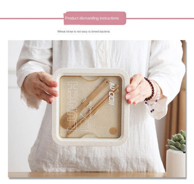 Lonchera Bento Escolar Estilo Japonés con Compartimentos Separados para Microondas - Image 21
