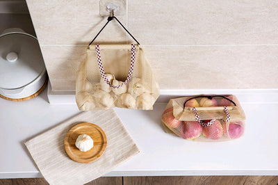 Bolsa de Almacenamiento de Malla para Cocina Portátil - Image 8
