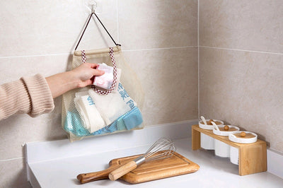 Bolsa de Almacenamiento de Malla para Cocina Portátil - Image 10