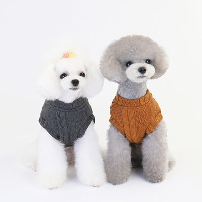 Chaleco Tejido de Algodón para Perros Pequeños - Suéter Cálido y Cómodo - Image 8