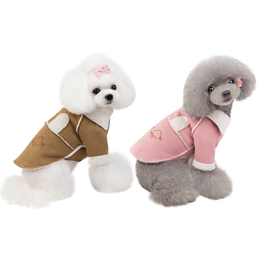 Abrigo de Terciopelo para Mascotas - Chaqueta Estilo Solapa para Perros, Gatos y Peluches - Image 7