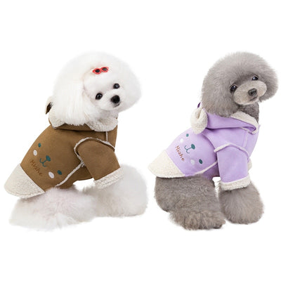 Abrigo de Terciopelo para Mascotas - Chaqueta Estilo Solapa para Perros, Gatos y Peluches - Image 9