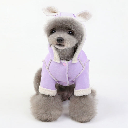Abrigo de Terciopelo para Mascotas - Chaqueta Estilo Solapa para Perros, Gatos y Peluches - Image 10