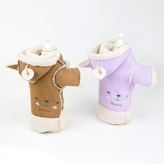 Abrigo de Terciopelo para Mascotas - Chaqueta Estilo Solapa para Perros, Gatos y Peluches - Image 11