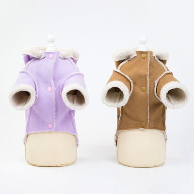 Abrigo de Terciopelo para Mascotas - Chaqueta Estilo Solapa para Perros, Gatos y Peluches - Image 12