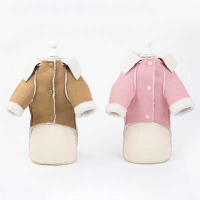 Abrigo de Terciopelo para Mascotas - Chaqueta Estilo Solapa para Perros, Gatos y Peluches - Image 13