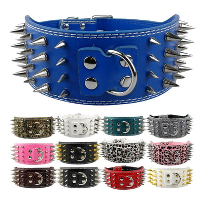 Collar de Cuero PU para Perros Grandes - Image 17