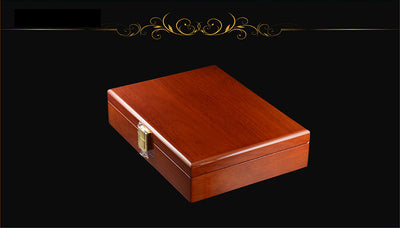 Caja de Almacenamiento de Lujo para Gemelos y Anillos con Acabado Piano - Image 7