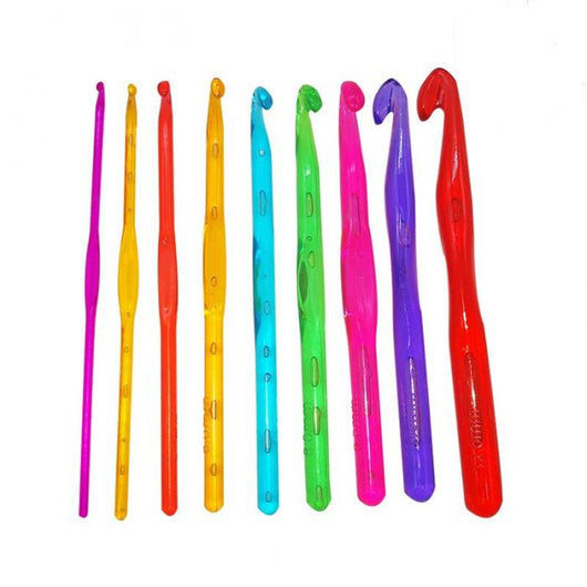 Set de 9 Agujas de Tejer y Ganchos de Crochet Multicolor - Image 10