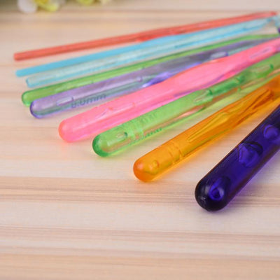 Set de 9 Agujas de Tejer y Ganchos de Crochet Multicolor - Image 19