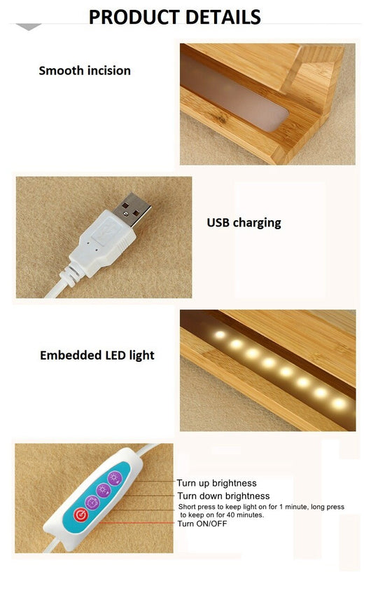 Lámpara de Escritorio LED Protección Visual para Dormitorio - Image 16