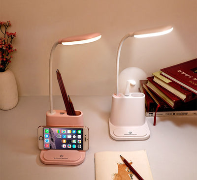 Lámpara LED Recargable USB con Soporte para Teléfono - Image 9