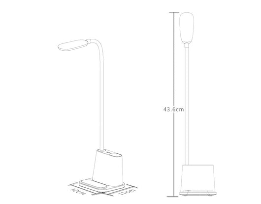 Lámpara LED Recargable USB con Soporte para Teléfono - Image 12
