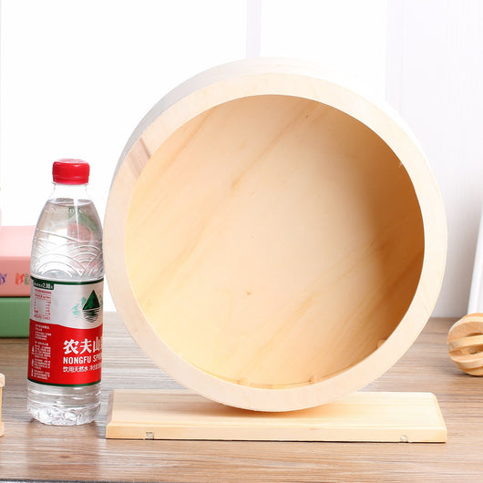 Rueda Silenciosa de Madera Maciza con Soporte Mudo - Image 8