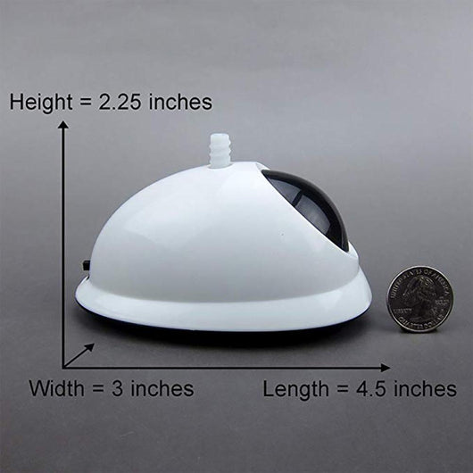 Electric cat toy with a white dome base, a flexible black rod, and a vibrant blue feather attachment. - Image 16