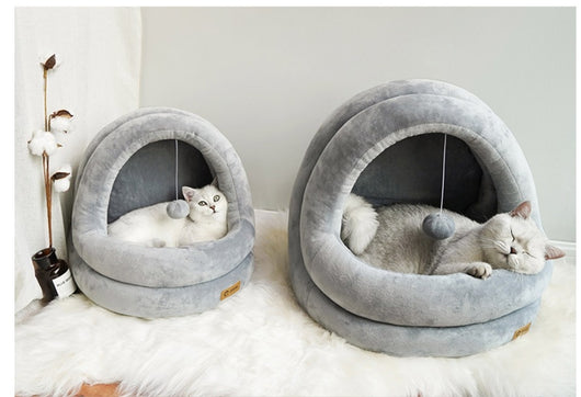 Cama Sofá para Gatos y Gatitos - Casa Acogedora de Felpa Premium - Image 6