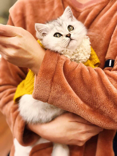 Ropa Abrigada con Moño para Perros y Gatos - Otoño e Invierno - Image 11