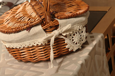 Cesta de Almacenamiento Tejida a Mano - Image 6