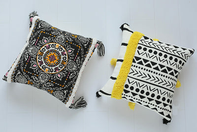 Funda de Cojín Marroquí Alae con Textura Tufted - Image 10