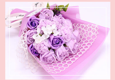 Ramo de 19 Rosas de Jabón - Caja Regalo Día de Enamorados - Image 11
