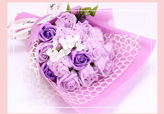 Ramo de 19 Rosas de Jabón - Caja Regalo Día de Enamorados - Image 11