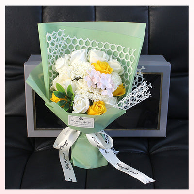 Ramo de 19 Rosas de Jabón - Caja Regalo Día de Enamorados - Image 14