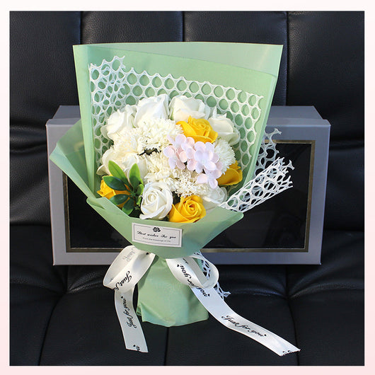 Ramo de 19 Rosas de Jabón - Caja Regalo Día de Enamorados - Image 14
