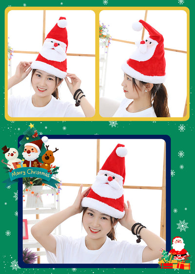 Gorro Navideño LED Santa con Música y Luces - Image 9