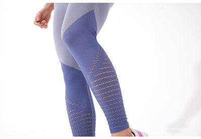 Leggings Deportivos Mujer Cintura Alta con Detalles Calados - Image 25