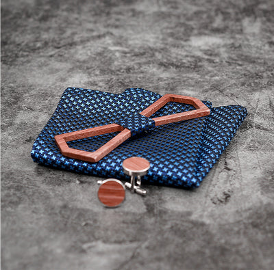 Corbata Casual a Rayas para Hombre - Colección Premium con Caja de Madera - Image 3