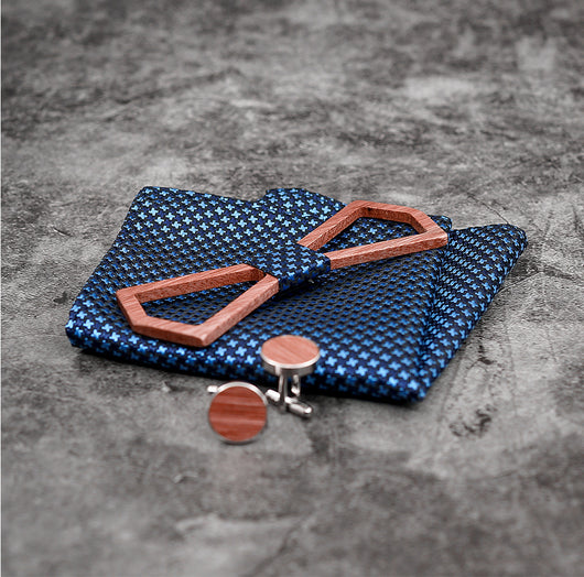 Corbata Casual a Rayas para Hombre - Colección Premium con Caja de Madera - Image 3