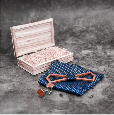 Corbata Casual a Rayas para Hombre - Colección Premium con Caja de Madera - Image 4