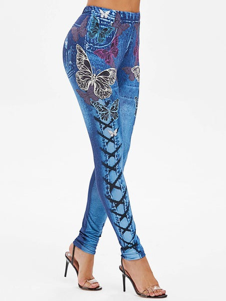 Leggings Deportivos Levantadores de Cadera con Estampado de Letras - Image 11