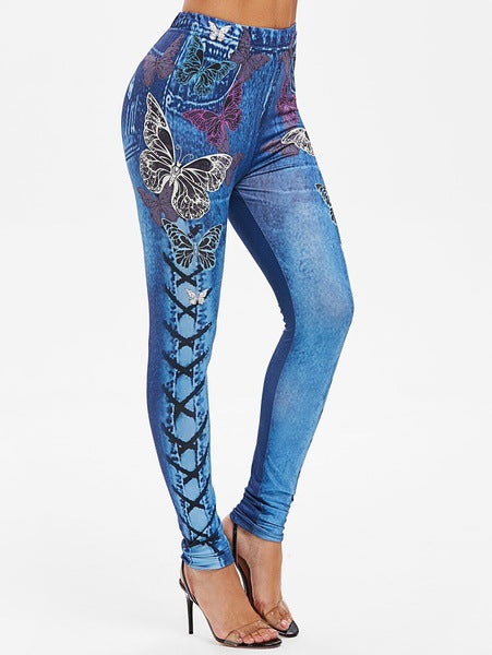 Leggings Deportivos Levantadores de Cadera con Estampado de Letras - Image 12