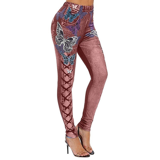 Leggings Deportivos Levantadores de Cadera con Estampado de Letras - Image 15