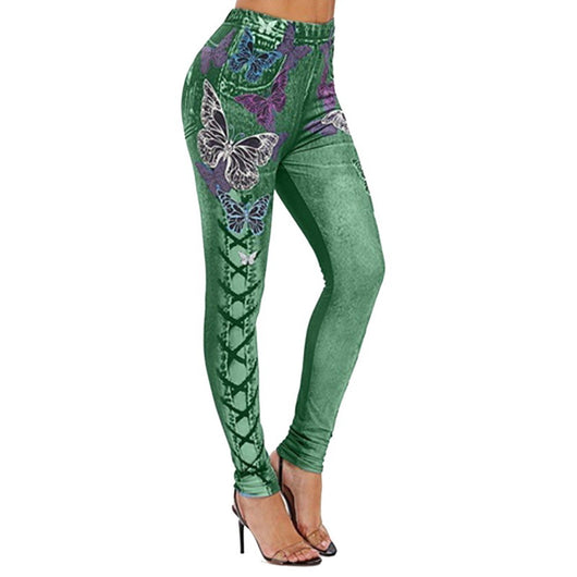 Leggings Deportivos Levantadores de Cadera con Estampado de Letras - Image 16