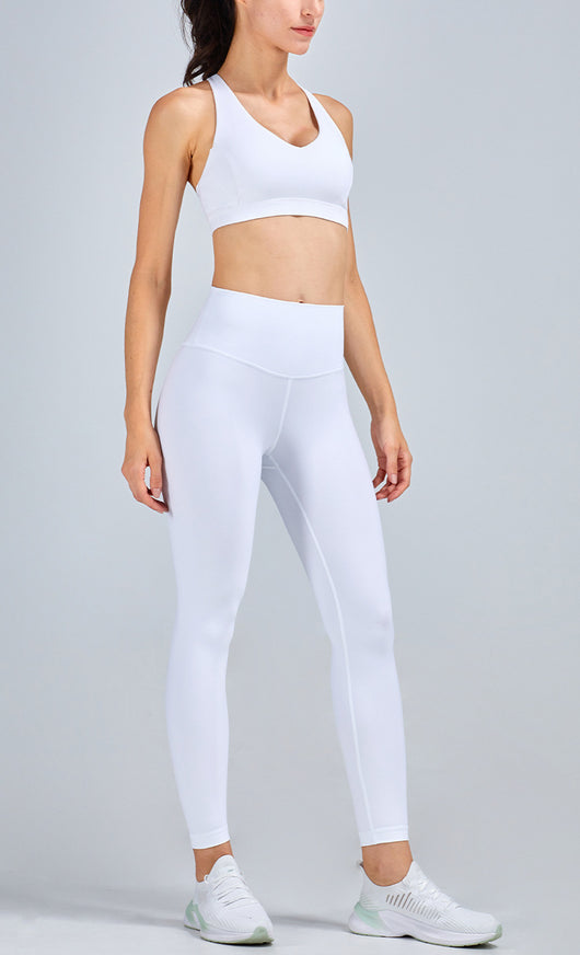 Pantalones Yoga Cintura Alta con Levantamiento de Glúteos en Tonos Nude y Melocotón - Image 20