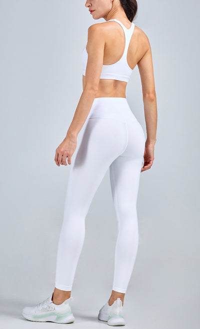 Pantalones Yoga Cintura Alta con Levantamiento de Glúteos en Tonos Nude y Melocotón - Image 21